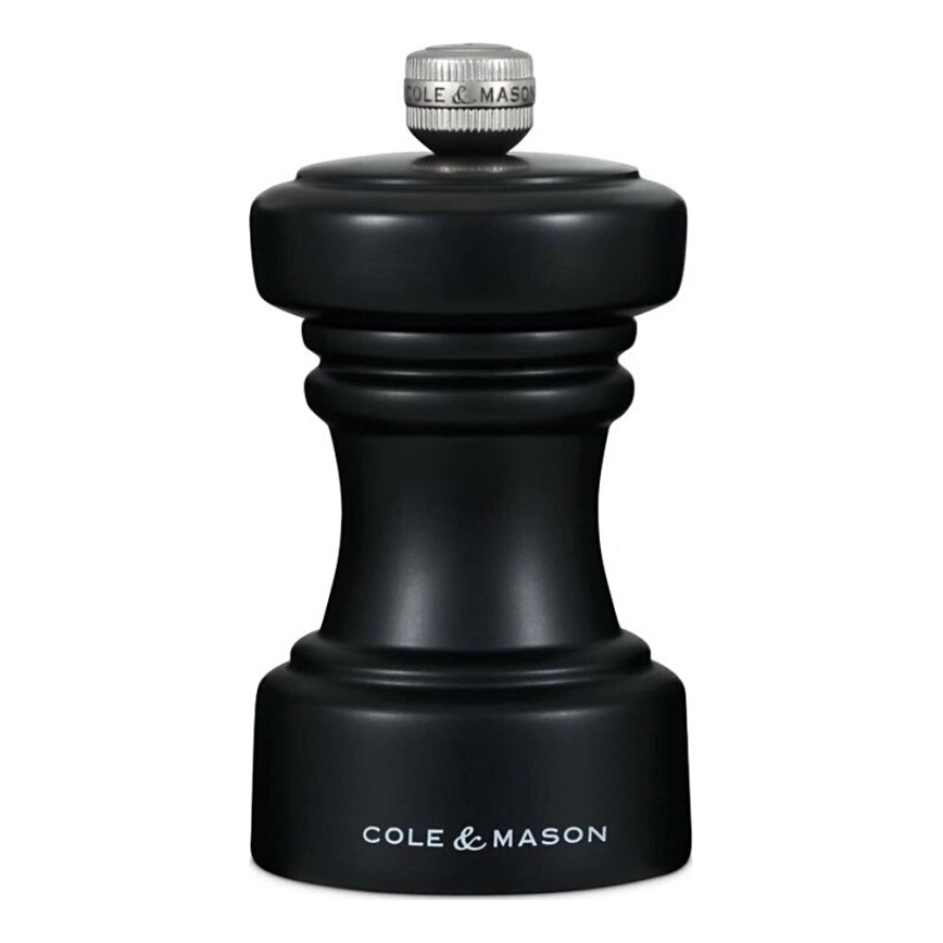 Cole&Mason - Mlynček na soľ HOXTON 10,4 cm buk/matná čierna