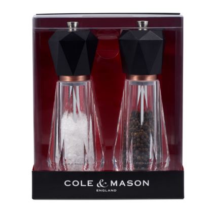 Cole&Mason - Sada mlynčekov na soľ a korenie SOMERTON 2 ks 18 cm