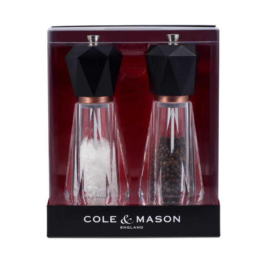 Cole&Mason - Sada mlynčekov na soľ a korenie SOMERTON 2 ks 18 cm