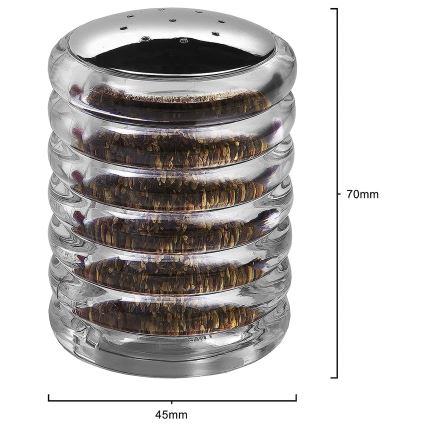 Cole&Mason - Soľnička a korenička BEEHIVE 2 ks 7 cm