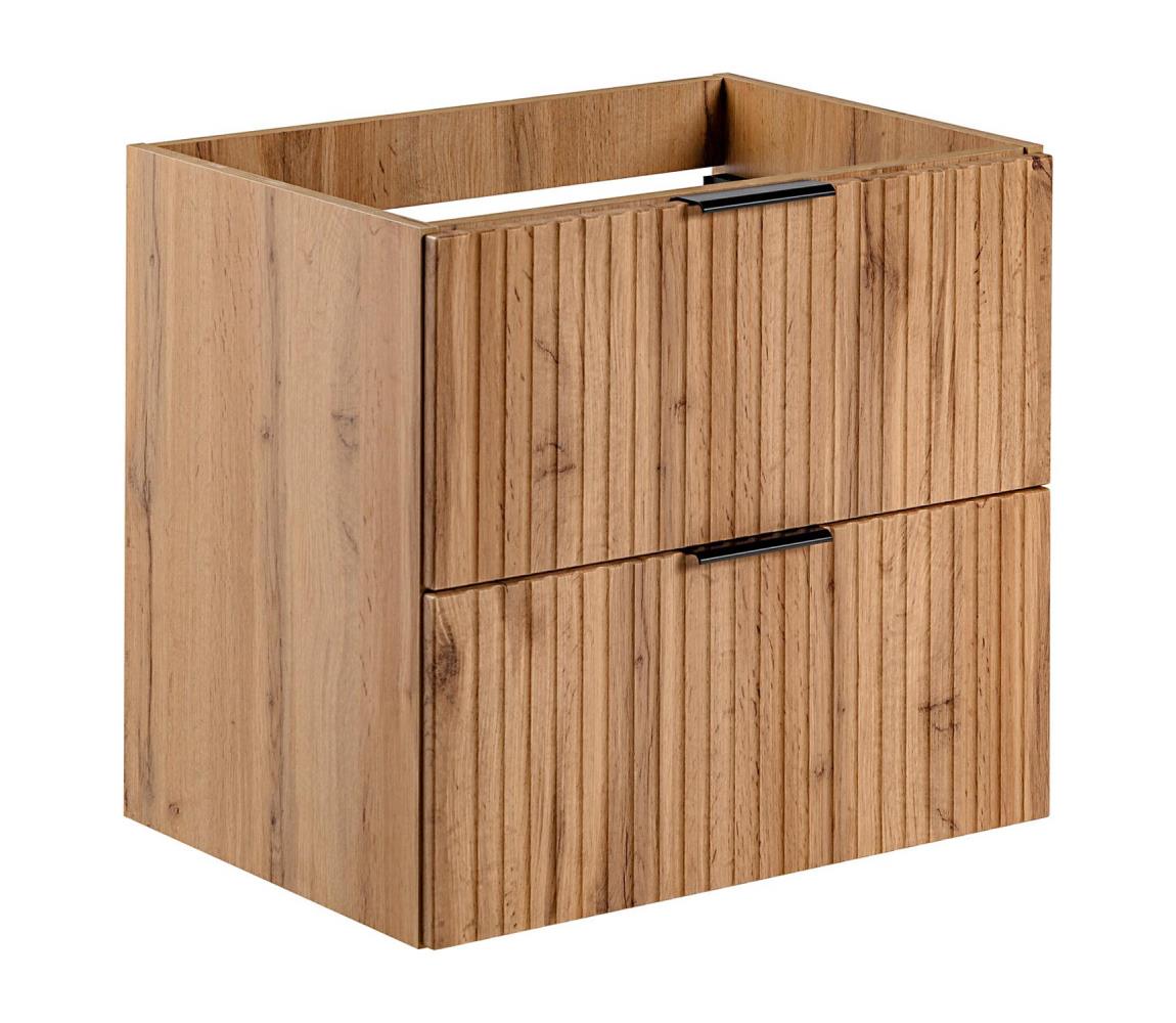 COMAD ADEL OAK 82-60-B-2S - Kúpeľňová skrinka pod umývadlo ADEL 57 x 60,2 cm dub ADEL OAK 82-60-B-2S