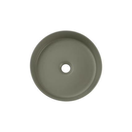 COMAD BEYOND 2 OLIVER GREEN (E-6565) - Umývadlo na dosku BEYOND pr. 36 cm keramika/matná zelená
