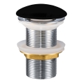 COMAD CLICK-CLACK T201M-B2-3 - Umývadlový výpust CLICK-CLACK pr. 7 cm matná čierna