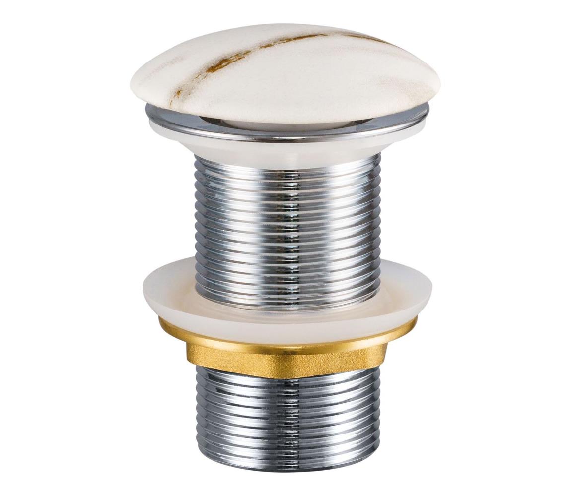 COMAD COMAD CLICK-CLACK T201M-W3-3 - Umývadlový výpust CLICK-CLACK pr. 7 cm matná biela