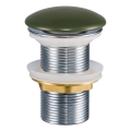 COMAD CLICK-CLACK T201MFG-3 - Umývadlový výpust CLICK-CLACK pr. 7 cm matná zelená