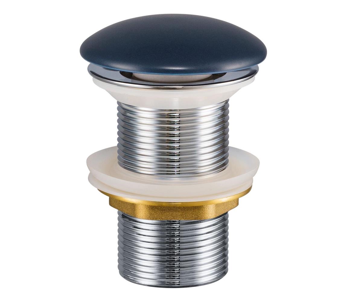 COMAD COMAD CLICK-CLACK T201MNB-3 - Umývadlový výpust CLICK-CLACK pr. 7 cm matná modrá