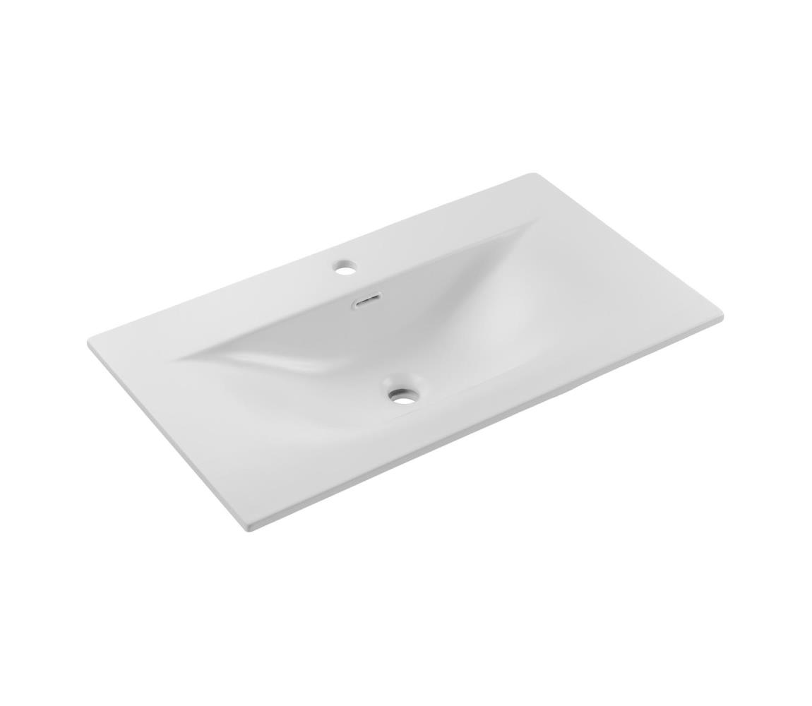 COMAD SKY 1 80 DP MATT WHITE - Zápustené umývadlo SKY 46x81 cm matná biela SKY 1 80 DP MATT WHITE (E-8099-80)