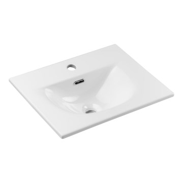 COMAD SKY 3 50CM DP ( E-8099-3-50 ) - Zápustné umývadlo SKY 51x40 cm keramika/matná biela