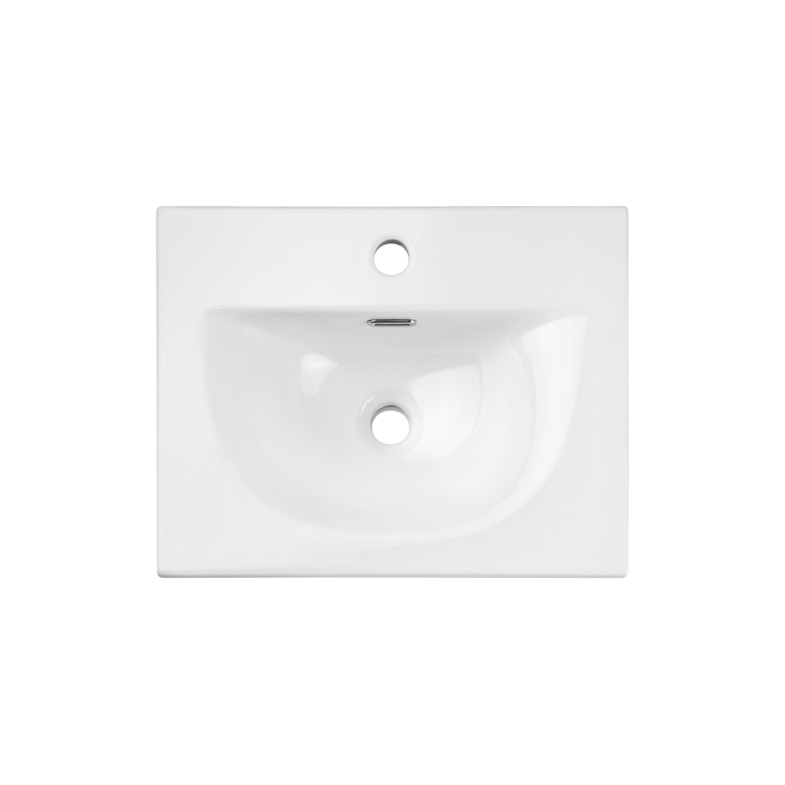 COMAD SKY 3 50CM DP ( E-8099-3-50 ) - Zápustné umývadlo SKY 51x40 cm keramika/matná biela
