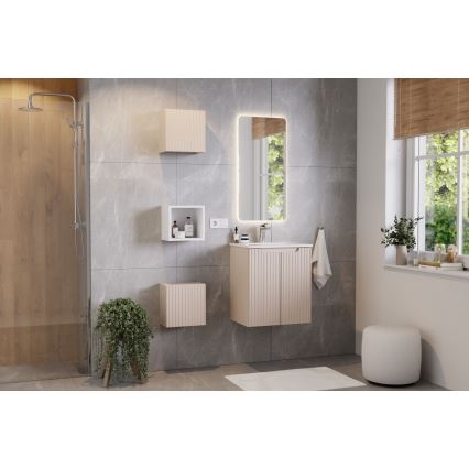 COMAD SKY 3 60CM DP ( E-8099-3-60 ) - Zápustné umývadlo SKY 61x40 cm keramika/matná biela