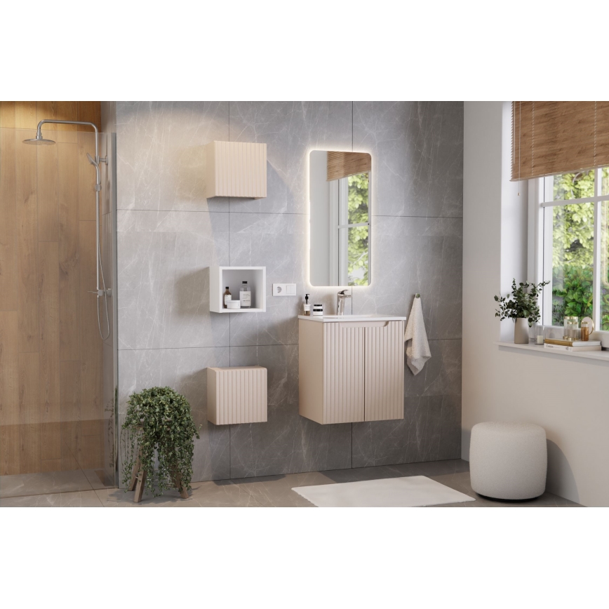 COMAD SKY 3 60CM DP ( E-8099-3-60 ) - Zápustné umývadlo SKY 61x40 cm keramika/matná biela