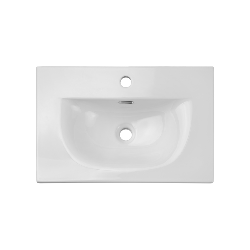 COMAD SKY 3 60CM DP ( E-8099-3-60 ) - Zápustné umývadlo SKY 61x40 cm keramika/matná biela