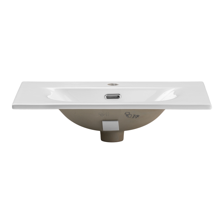 COMAD SKY 3 60CM DP ( E-8099-3-60 ) - Zápustné umývadlo SKY 61x40 cm keramika/matná biela