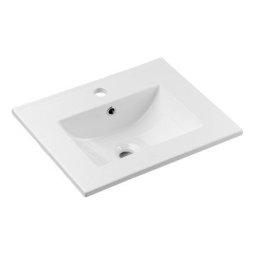 COMAD UM-2050RB DANCE 50 DP - Zápustné umývadlo DANCE 52x40 cm keramika/matná biela