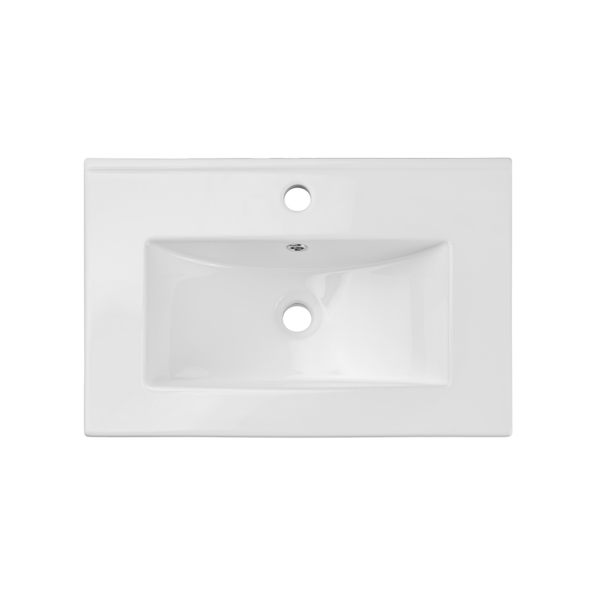COMAD UM-2060RB DANCE 60-DP - Zápustné umývadlo DANCE 62x40 cm keramika/matná biela