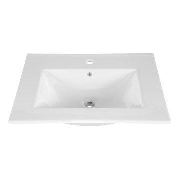 COMAD UM-CFP LAVA 60D - Zápustné umývadlo LAVA 61x46 cm keramika/lesklá biela