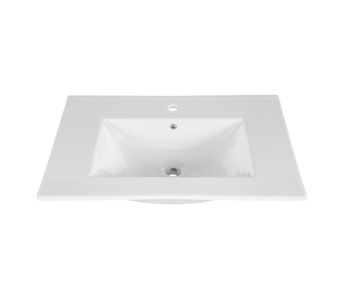 COMAD UM-CFP LAVA 80D DP - Zapustené umývadlo LAVA 46x81 cm biela UM-CFP LAVA 80D DP