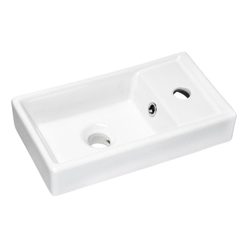 COMAD UM-VEDEA 40 - Umývadlo na dosku VEDEA 40x22 cm keramika/lesklá biela