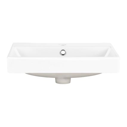 COMAD UN-RITA-GW-60 - Umývadlo na dosku RITA 60x40 cm keramika/lesklá biela