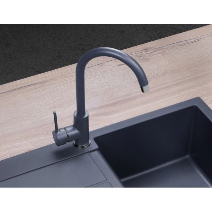 Concept BDG3334DG - Drezová batéria 33,5 cm granit/tmavosivá