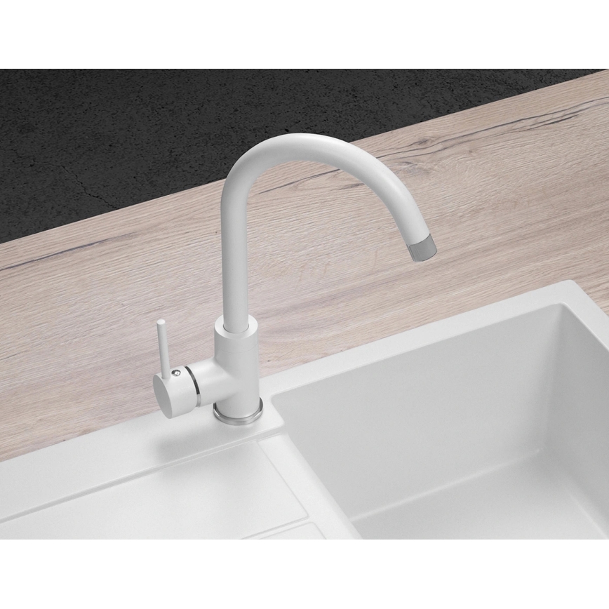 Concept BDG3334WH - Drezová batéria 33,5 cm granit/biela