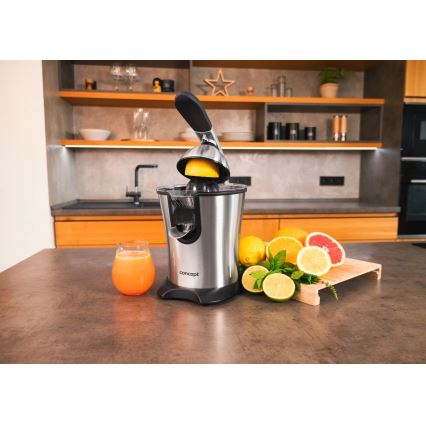 Concept CE3520 - Pákový lis na citrusy 0,75 l, 160 W/230 V, nerezová oceľ