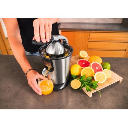 Concept CE3520 - Pákový lis na citrusy 0,75 l, 160 W/230 V, nerezová oceľ