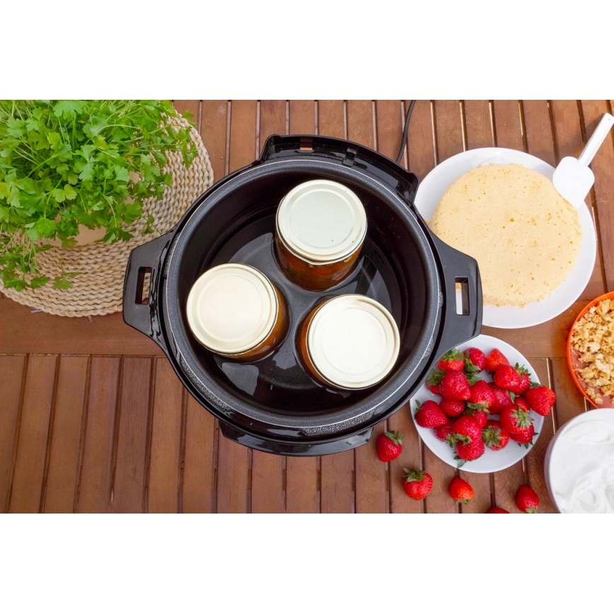 Concept CK8001 - Multifunkčný elektrický tlakový hrniec 5,6 l 1000W/230V Wi-Fi nerezová oceľ