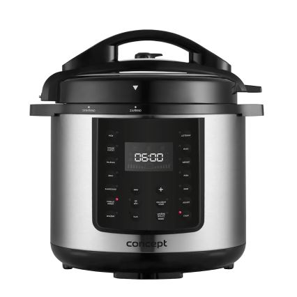 Concept CK8001 - Multifunkčný elektrický tlakový hrniec 5,6 l 1000W/230V Wi-Fi nerezová oceľ