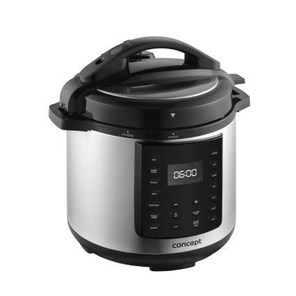 Concept CK8001 - Multifunkčný elektrický tlakový hrniec 5,6 l 1000W/230V Wi-Fi nerezová oceľ