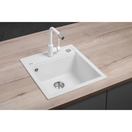 Concept DG00C50WH - Kuchynský drez CUBIS 49x51 cm granit/biela