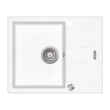 Concept DG05C45WH - Kuchynský drez CUBIS 50x62 cm granit/biela