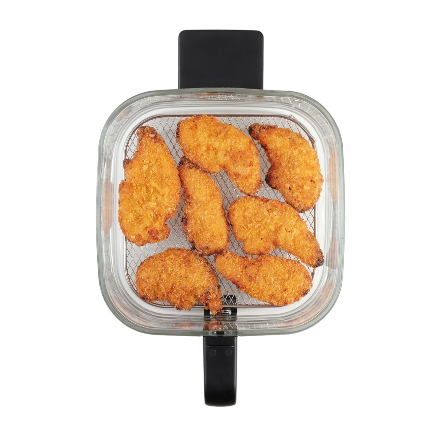 Concept FR5500 - Teplovzdušná fritéza GLASS & FAST 5,5 l 1200W/230V čierna