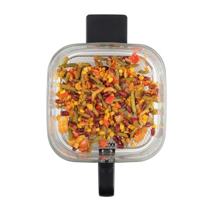 Concept FR5500 - Teplovzdušná fritéza GLASS & FAST 5,5 l 1200W/230V čierna