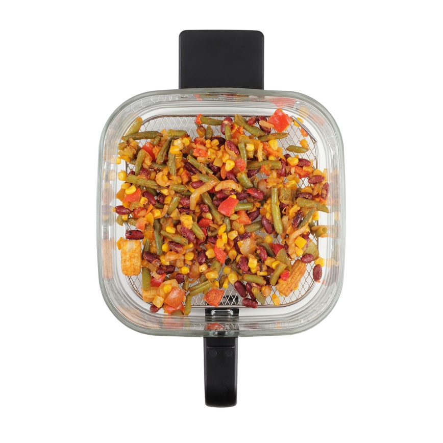 Concept FR5500 - Teplovzdušná fritéza GLASS & FAST 5,5 l 1200W/230V čierna