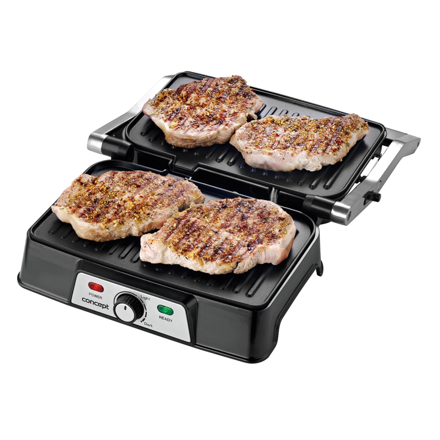 Concept ge2005 - Kontaktný gril 1500W/230V nerez/čierna