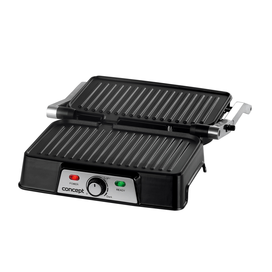Concept ge2005 - Kontaktný gril 1500W/230V nerez/čierna