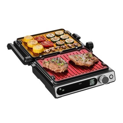 Concept ge3500 - Kontaktný gril s teplotnou sondou 2000W/230V čierna