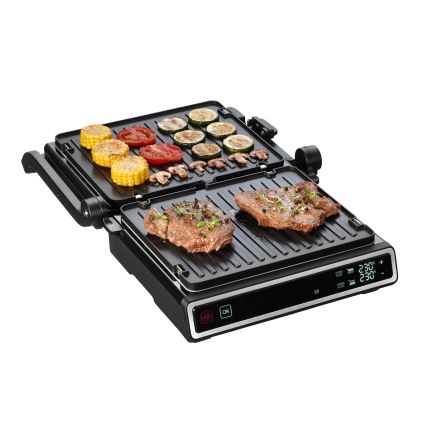 Concept ge3550 - Kontaktný gril s teplotnou sondou 2000W/230V čierna