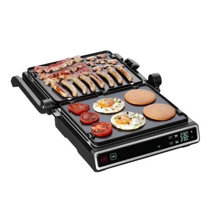 Concept ge3550 - Kontaktný gril s teplotnou sondou 2000W/230V čierna