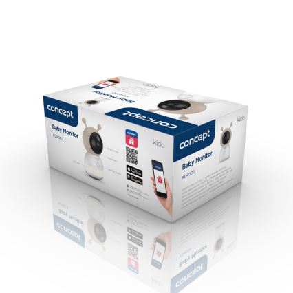 Concept KD4000 - Inteligentná detská chôvička s pohybovým senzorom SMART KIDO 4,5W/230V Wi-Fi béžová