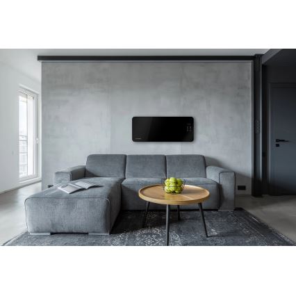 Concept KS4010 - Elektrický priamotop/konvektor 1000/2000W IP24 čierna + diaľkové ovládanie