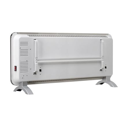Concept KS4010 - Elektrický priamotop/konvektor 1000/2000W IP24 čierna + diaľkové ovládanie