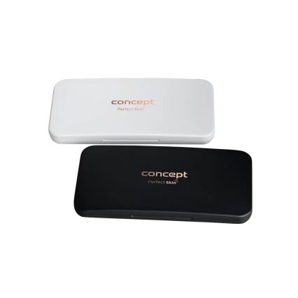 Concept KZ2010 - LED kapesné kozmetické zrkadielko PERFECT SKIN LED/1,5W/5V 4500-5500K 300 mAh biela