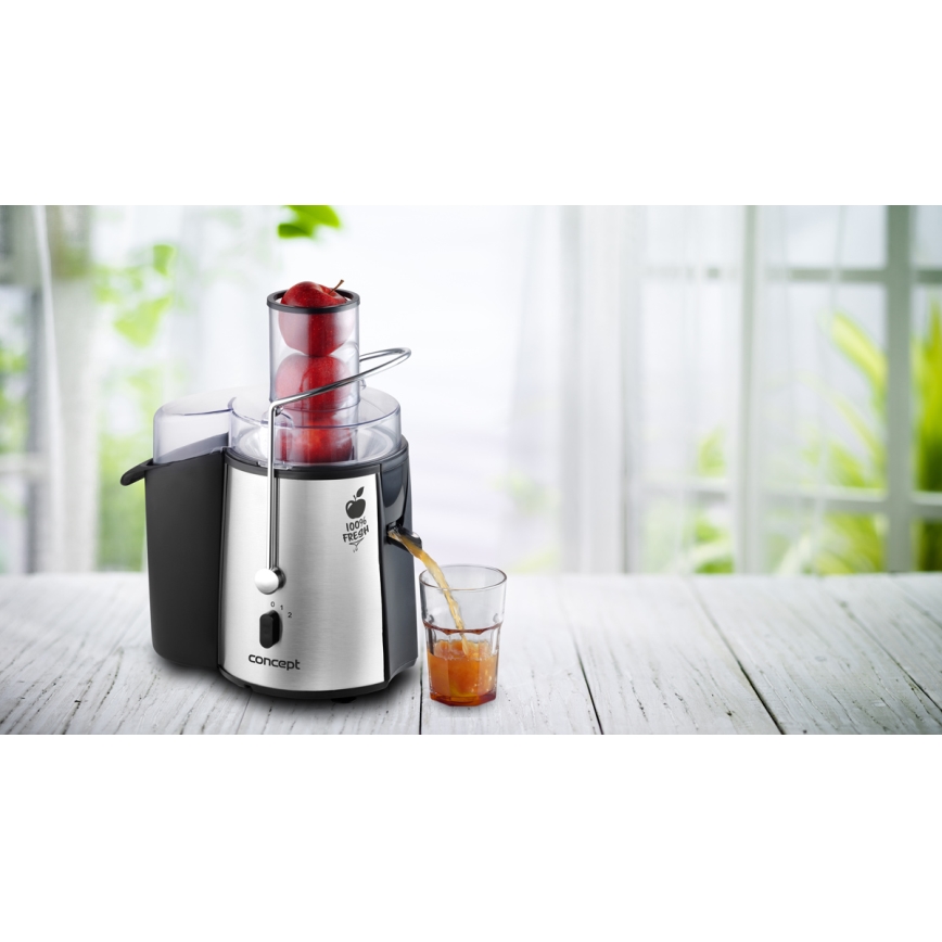Concept LO7026 - Odstredivý odšťavňovač 1000W/230V čierna/nerez