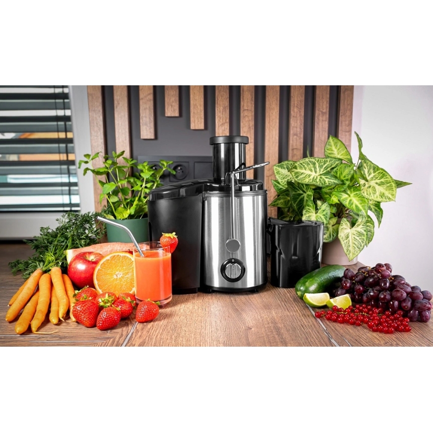 Concept LO7095 - Odstredivý odšťavovač 1000W/230V čierna/nerez