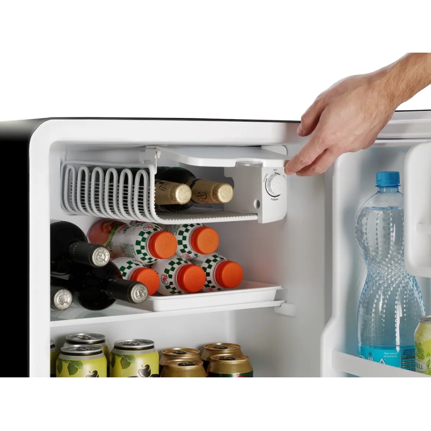 Concept LR2047bcN - Retro minibar 47 l čierna