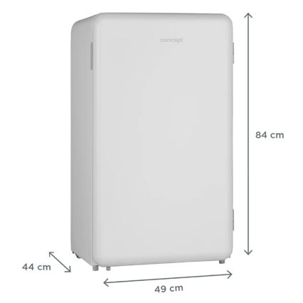 Concept LTR3047whN - Retro chladnička 93 l biela