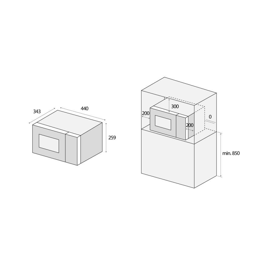 Concept MT2020WH - Mikrovlnná rúra 700W/230V 20 l biela
