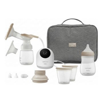 Concept OM4000 - Elektrická odsávačka materského mlieka 2v1 KIDO biela